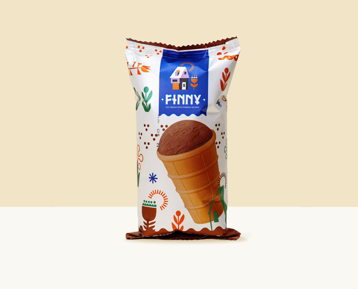 Finny վաֆլե բաժակ